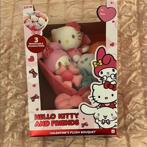 Hello Kitty and Friends Valentine's Plush Bouquet